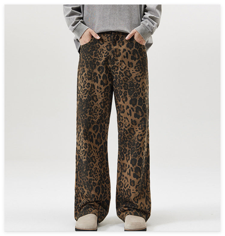Leopard Print Jeans