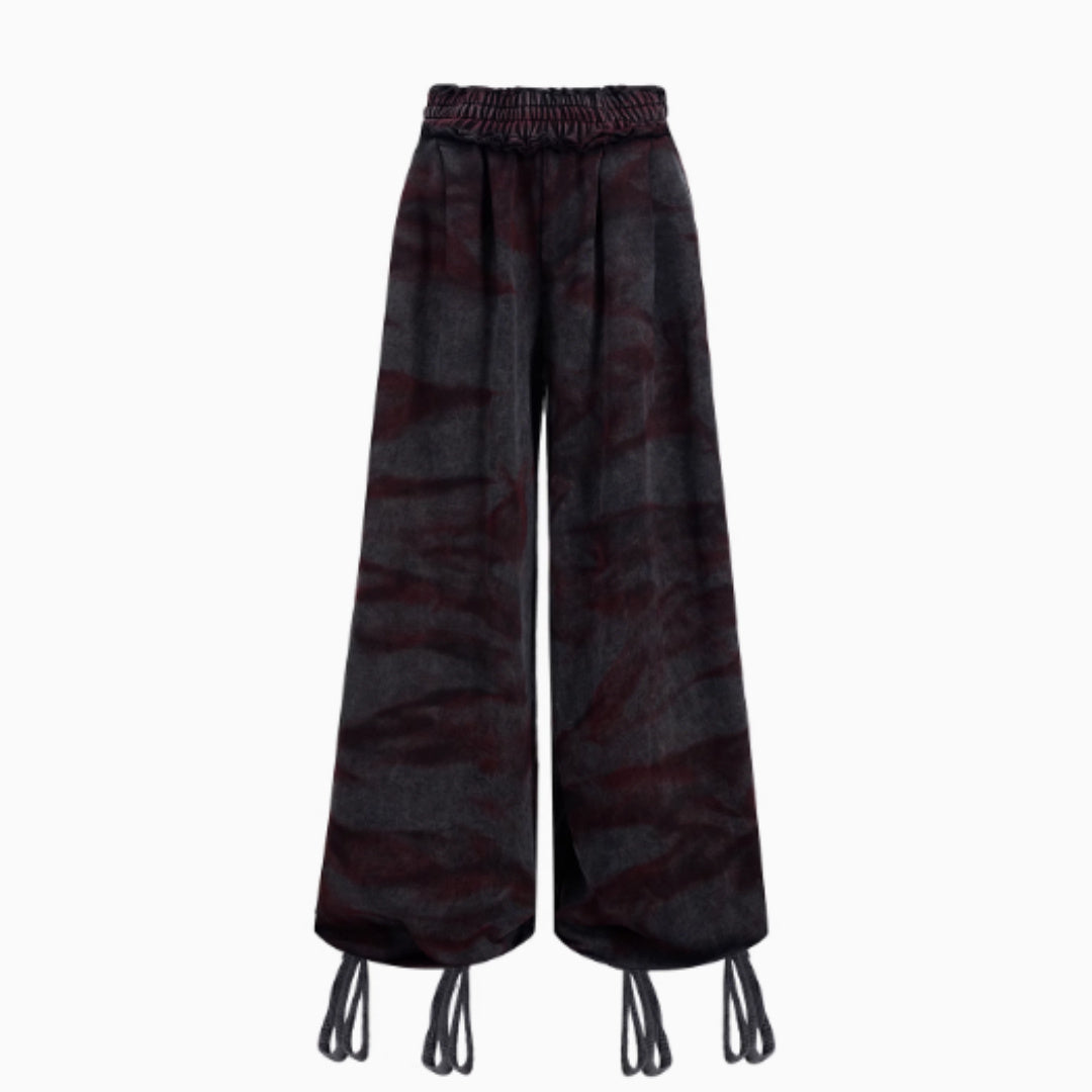 Retro Vintage Tie Dye Short Fit Set For Men