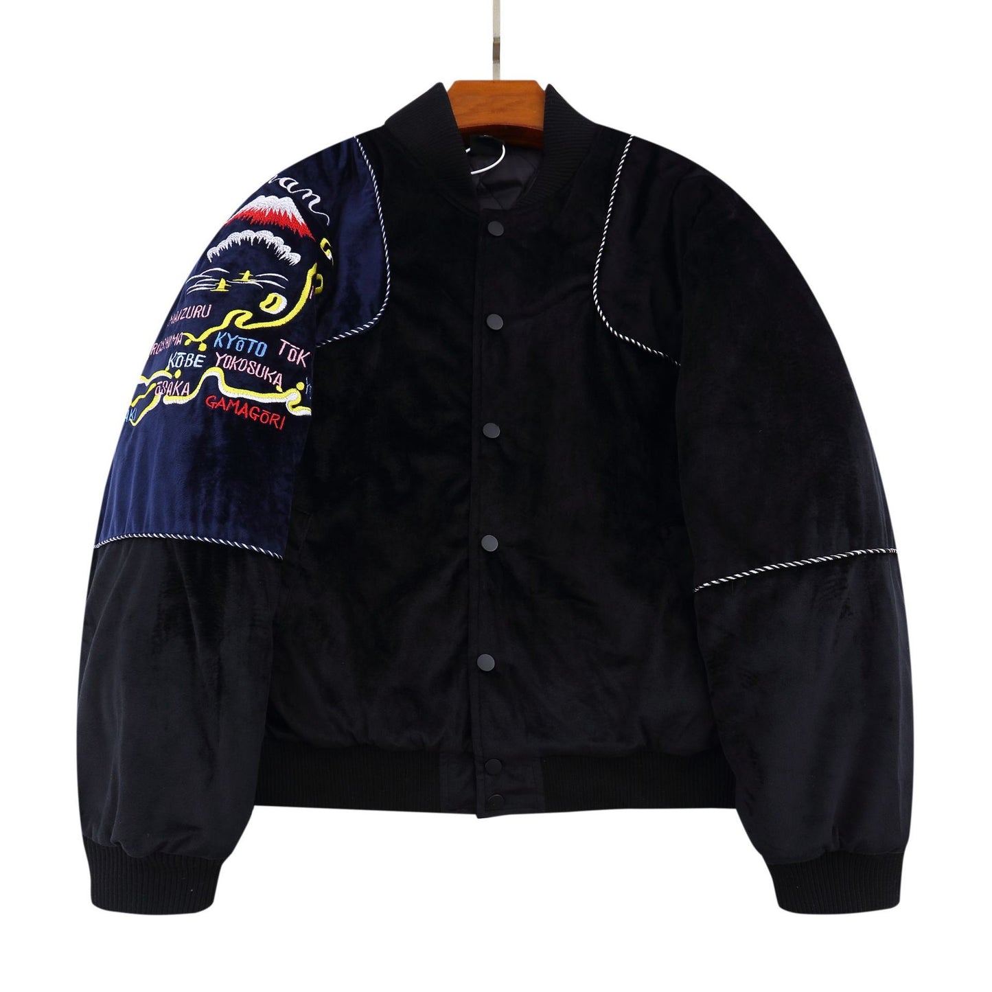 Embroidered Velvet Jacket