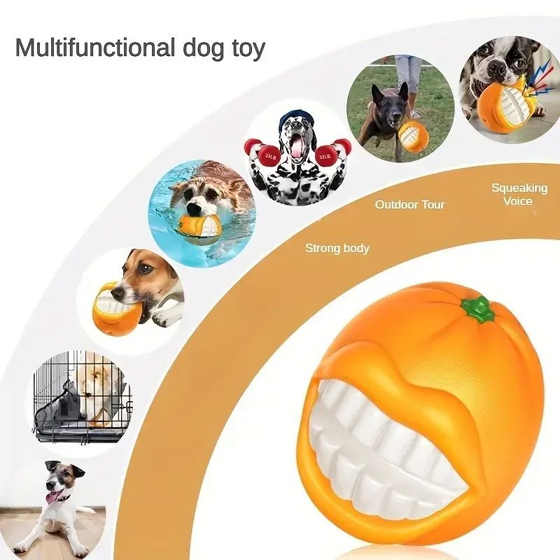 Pet Products New Hot Selling Sound Grinding Ball Dog Toothbrush Strange Barking Dog Toy