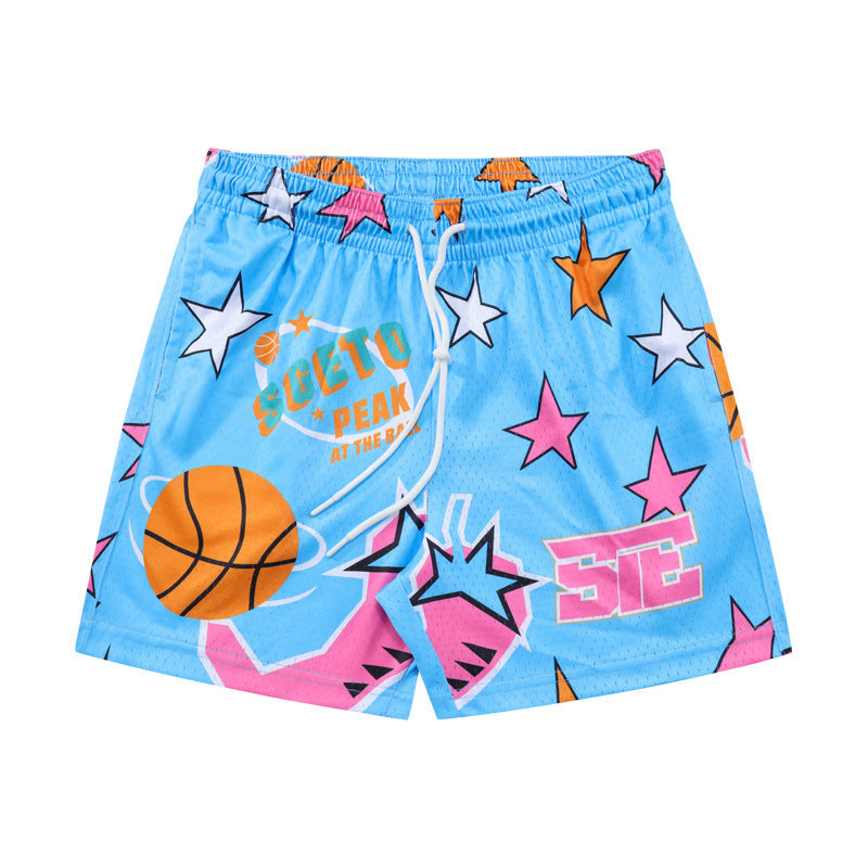 Loose-fitting American Shorts For Basketball