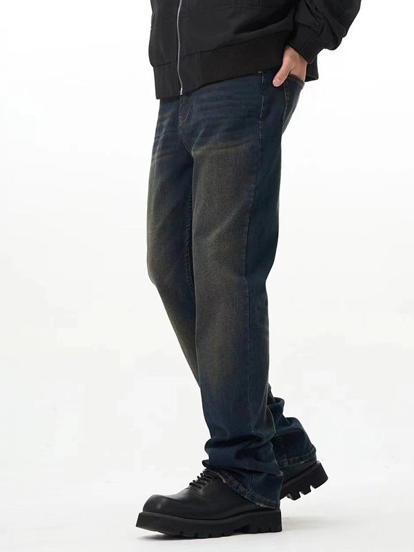 Fashion American Retro Straight Jeans Men