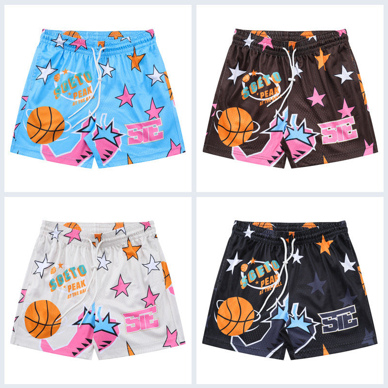 Loose-fitting American Shorts For Basketball