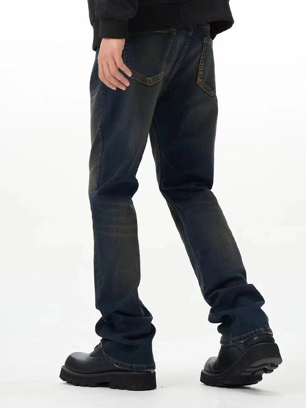 Fashion American Retro Straight Jeans Men