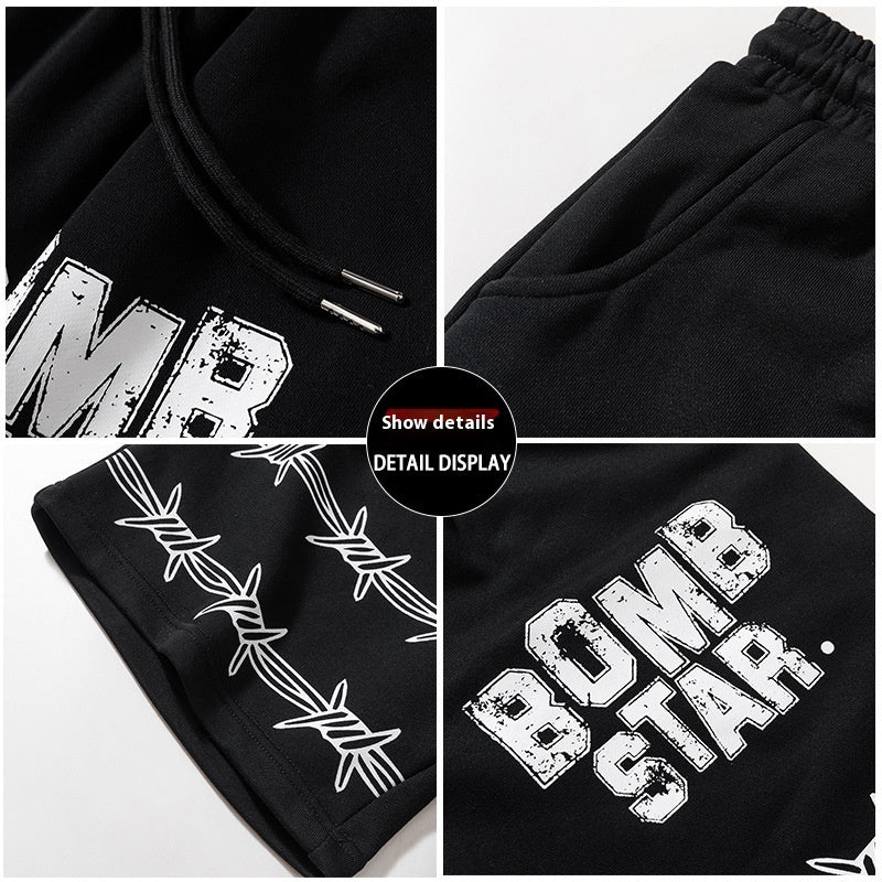 Retro Sports Style Loose Basketball Casual Shorts