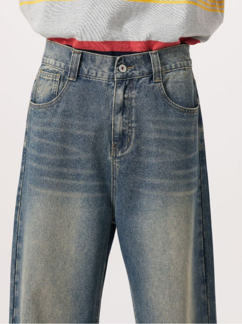 Washed Worn Jeans