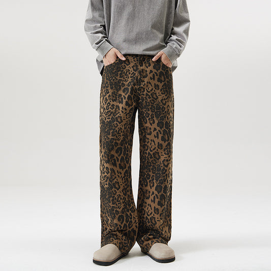 Leopard Print Jeans