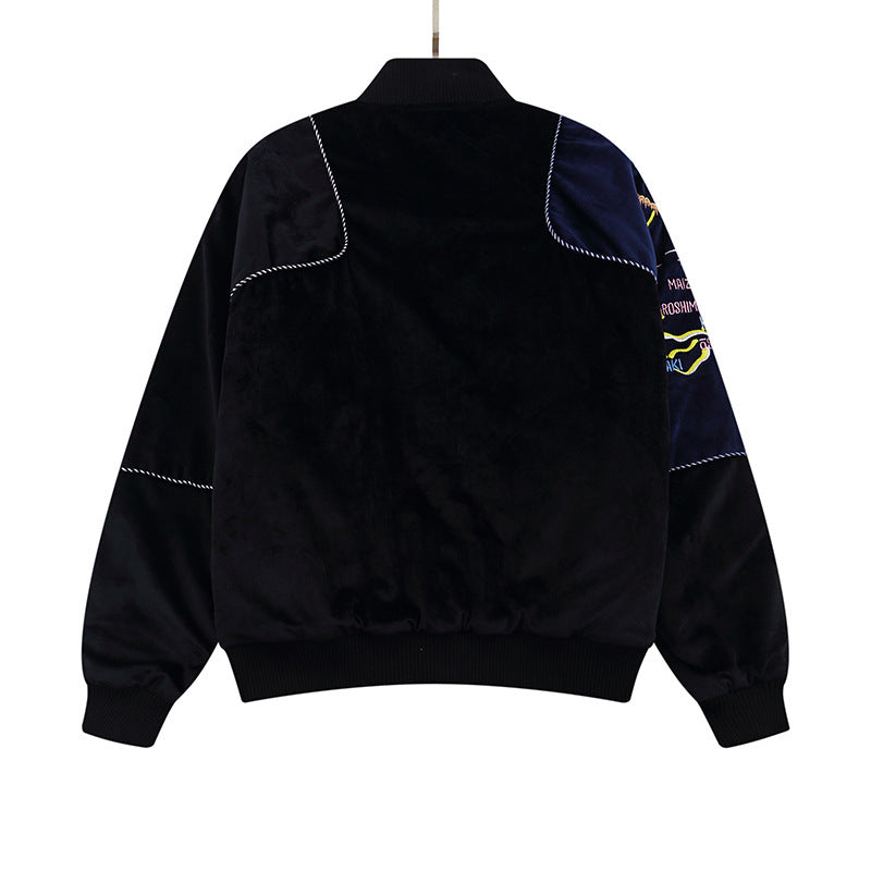 Embroidered Velvet Jacket