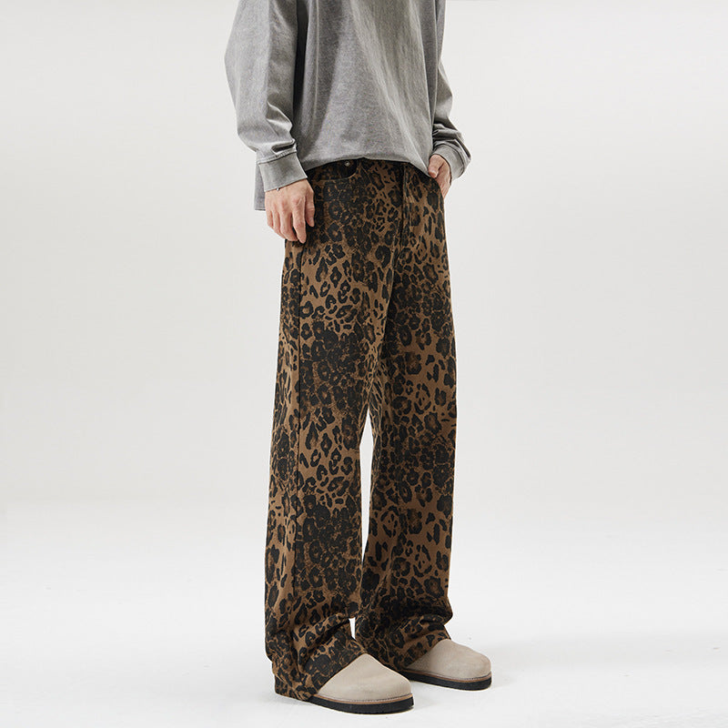 Leopard Print Jeans
