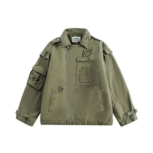 Flying Tooling Quilted Baggy Coat
