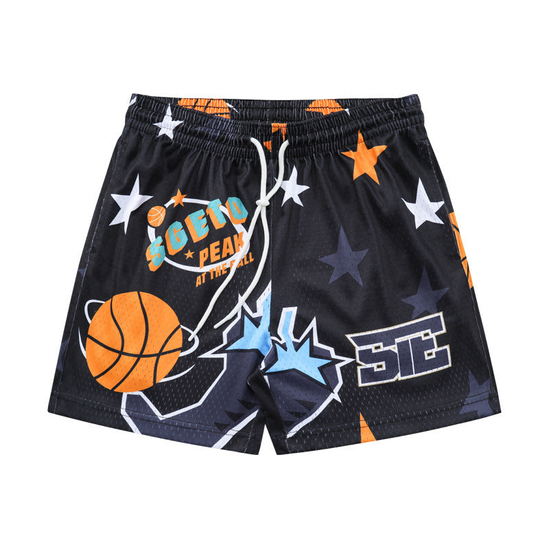 Loose-fitting American Shorts For Basketball