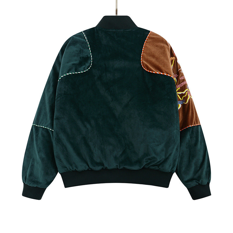 Embroidered Velvet Jacket