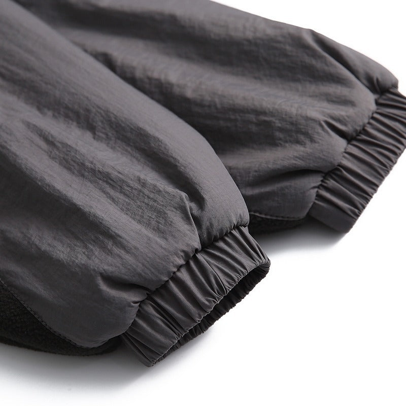 Color Matching Fleece Cotton-padded