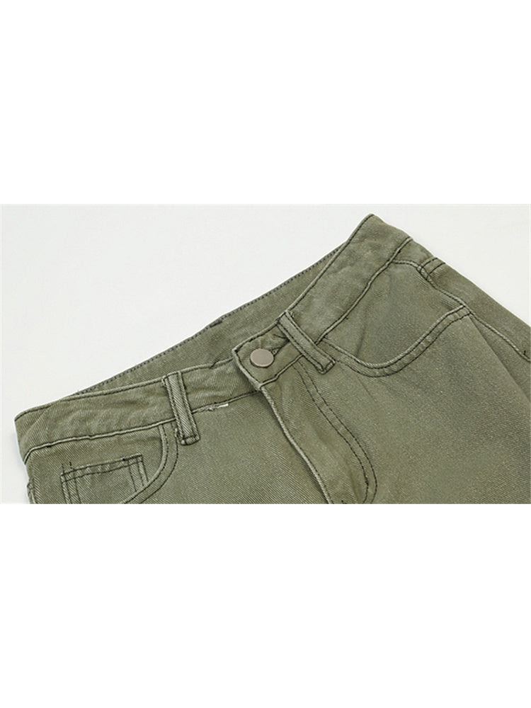 High Waist Slim Mopping Pants Trendy Ins