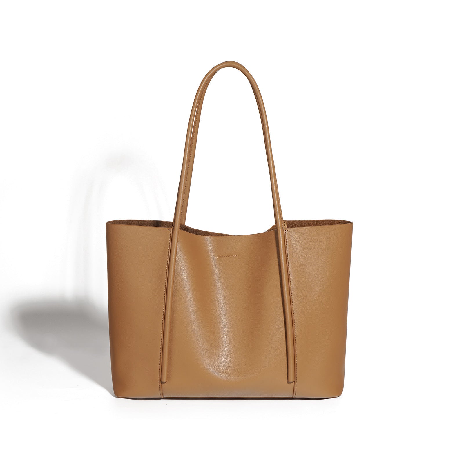 Niche Tote Bag Genuine Leather Women&#039;s Bag New Large Capacity Portable Bag High-end Sense Cowhide Commuter Underarm Shoulder Bag