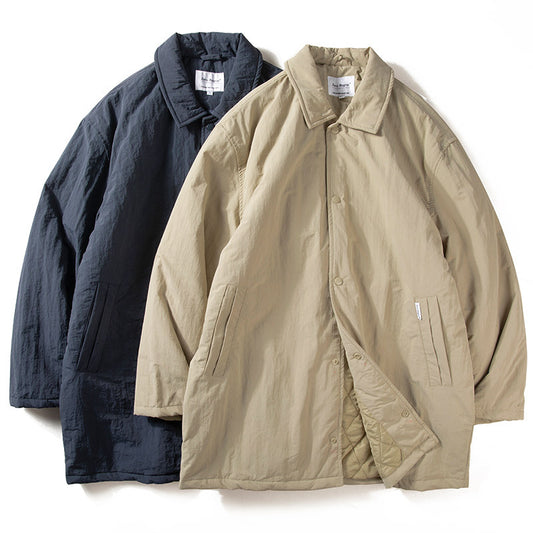 Retro Lapels Men's Mid-length Trench
