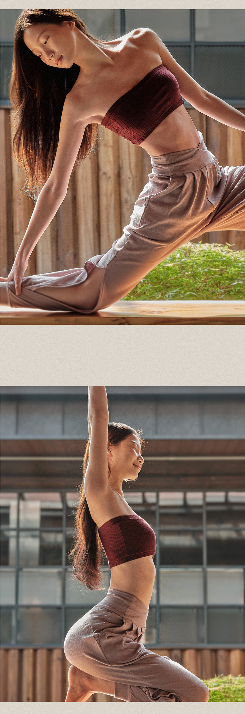 Yoga Clothes Vest Strapless Beam