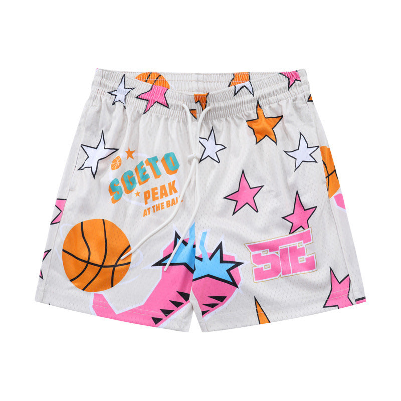 Loose-fitting American Shorts For Basketball