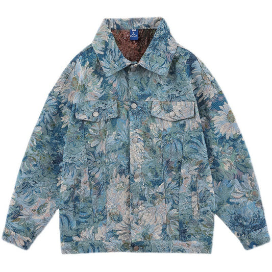 Creative Floral Denim