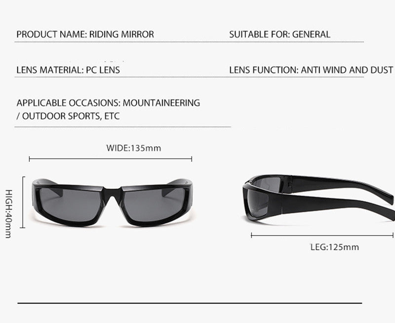 Fashion New Personality Cycling Sports Trend Sunglasses