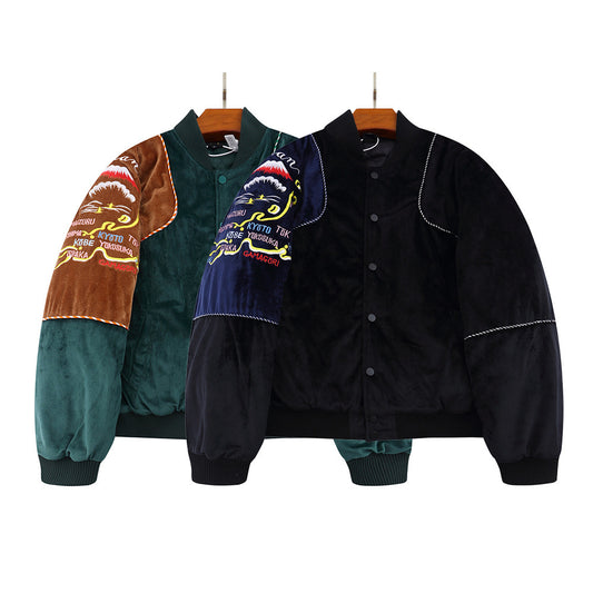Embroidered Velvet Jacket
