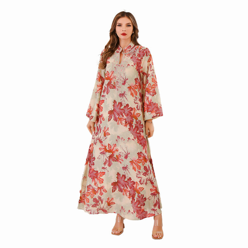 Summer Gown Dress Printed Dress